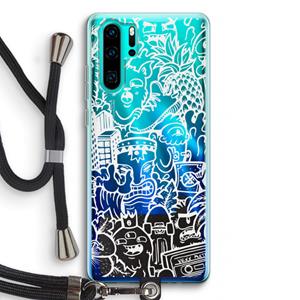 CaseCompany Vexx Mixtape #2: Huawei P30 Pro Transparant Hoesje met koord