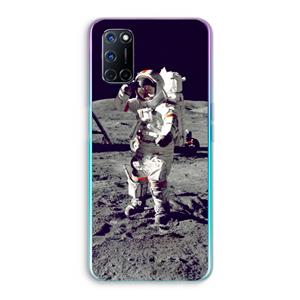CaseCompany Spaceman: Oppo A92 Transparant Hoesje