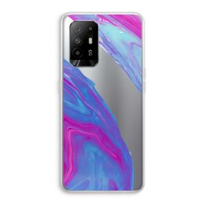 CaseCompany Zweverige regenboog: Oppo A95 5G Transparant Hoesje