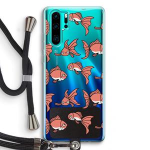 CaseCompany Blub: Huawei P30 Pro Transparant Hoesje met koord