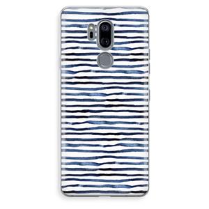 CaseCompany Verrassende lijnen: LG G7 Thinq Transparant Hoesje
