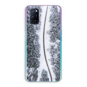 CaseCompany Snøfall: Oppo A92 Transparant Hoesje