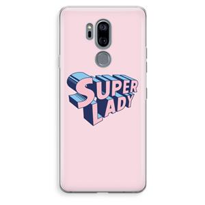 CaseCompany Superlady: LG G7 Thinq Transparant Hoesje