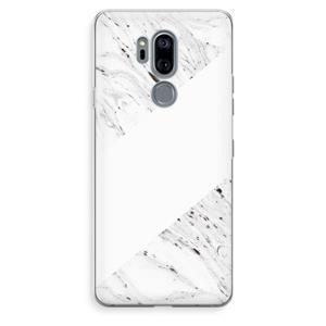 CaseCompany Biggest stripe: LG G7 Thinq Transparant Hoesje
