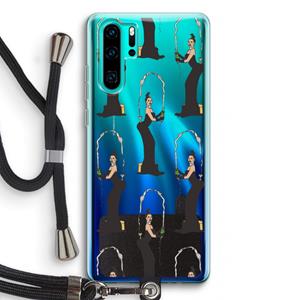 CaseCompany Pop Some Kim: Huawei P30 Pro Transparant Hoesje met koord