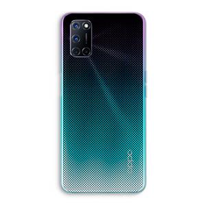 CaseCompany Musketon Halftone: Oppo A92 Transparant Hoesje