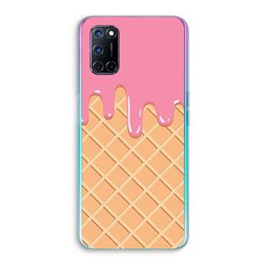 CaseCompany Ice cream: Oppo A92 Transparant Hoesje
