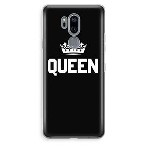 CaseCompany Queen zwart: LG G7 Thinq Transparant Hoesje