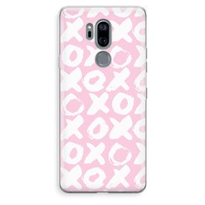 CaseCompany XOXO: LG G7 Thinq Transparant Hoesje