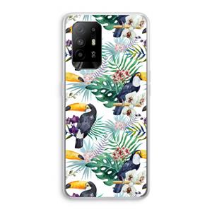 CaseCompany Tukans: Oppo A95 5G Transparant Hoesje