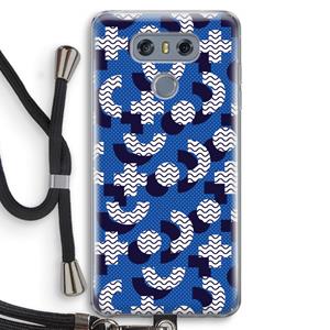 CaseCompany 8-bit N°5: LG G6 Transparant Hoesje met koord