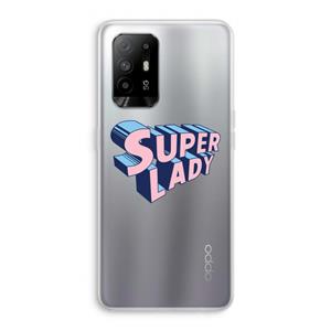 CaseCompany Superlady: Oppo A95 5G Transparant Hoesje