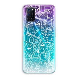 CaseCompany Vexx City #2: Oppo A92 Transparant Hoesje