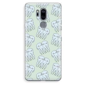 CaseCompany Octopussen: LG G7 Thinq Transparant Hoesje