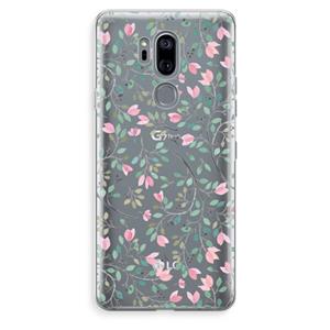 CaseCompany Sierlijke bloemen: LG G7 Thinq Transparant Hoesje