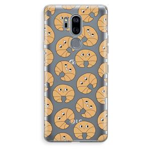 CaseCompany Croissant: LG G7 Thinq Transparant Hoesje
