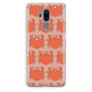 CaseCompany Krab: LG G7 Thinq Transparant Hoesje