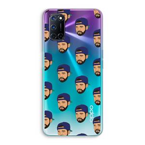 CaseCompany Drake Away: Oppo A92 Transparant Hoesje