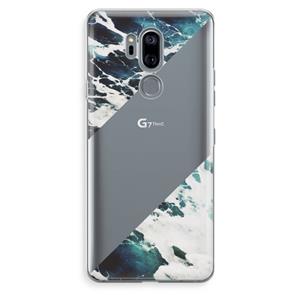 CaseCompany Golven: LG G7 Thinq Transparant Hoesje