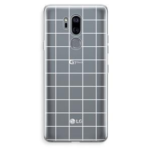 CaseCompany Rooster 2: LG G7 Thinq Transparant Hoesje