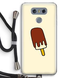 CaseCompany Frisco: LG G6 Transparant Hoesje met koord