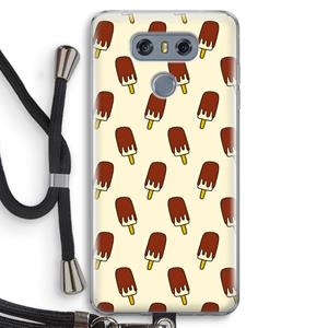 CaseCompany Yummy: LG G6 Transparant Hoesje met koord