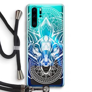 CaseCompany Oh Deer: Huawei P30 Pro Transparant Hoesje met koord