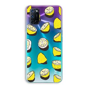 CaseCompany When Life Gives You Lemons...: Oppo A92 Transparant Hoesje