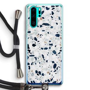 CaseCompany Terrazzo N°1: Huawei P30 Pro Transparant Hoesje met koord