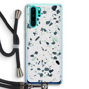 CaseCompany Terrazzo N°2: Huawei P30 Pro Transparant Hoesje met koord