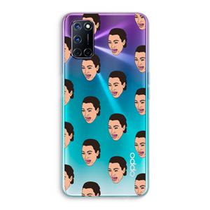 CaseCompany Ugly Cry Call: Oppo A92 Transparant Hoesje