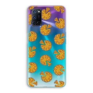 CaseCompany You Had Me At Pizza: Oppo A92 Transparant Hoesje