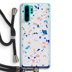 CaseCompany Terrazzo N°6: Huawei P30 Pro Transparant Hoesje met koord