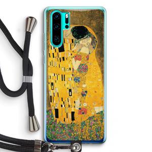 CaseCompany Der Kuss: Huawei P30 Pro Transparant Hoesje met koord
