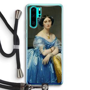CaseCompany Eleonore: Huawei P30 Pro Transparant Hoesje met koord