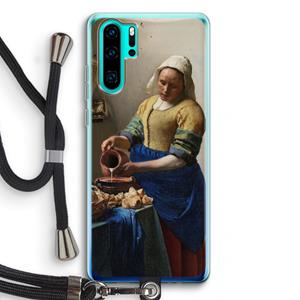 CaseCompany The Milkmaid: Huawei P30 Pro Transparant Hoesje met koord