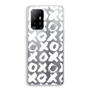 CaseCompany XOXO: Oppo A95 5G Transparant Hoesje