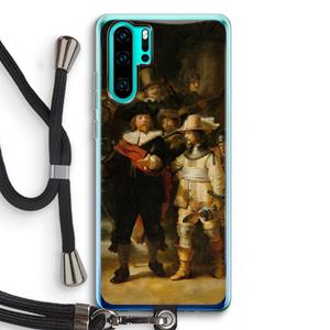 CaseCompany De Nachtwacht: Huawei P30 Pro Transparant Hoesje met koord