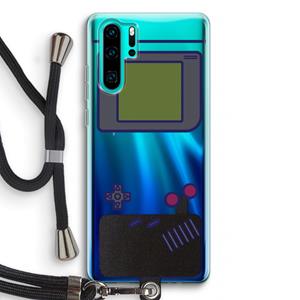 CaseCompany Game On: Huawei P30 Pro Transparant Hoesje met koord