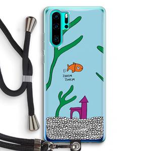 CaseCompany Aquarium: Huawei P30 Pro Transparant Hoesje met koord
