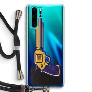 CaseCompany Pew Pew Pew: Huawei P30 Pro Transparant Hoesje met koord