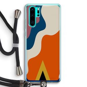 CaseCompany Noor A: Huawei P30 Pro Transparant Hoesje met koord