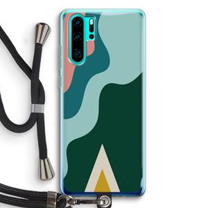 CaseCompany Noor B: Huawei P30 Pro Transparant Hoesje met koord