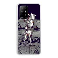 CaseCompany Spaceman: Oppo A95 5G Transparant Hoesje