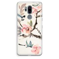 CaseCompany Japanse bloemen: LG G7 Thinq Transparant Hoesje