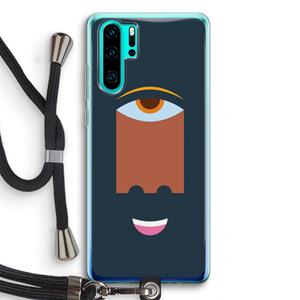 CaseCompany Mono M: Huawei P30 Pro Transparant Hoesje met koord