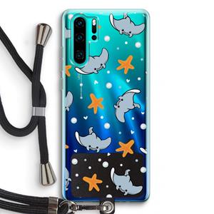 CaseCompany Manta: Huawei P30 Pro Transparant Hoesje met koord