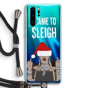 CaseCompany Came To Sleigh: Huawei P30 Pro Transparant Hoesje met koord