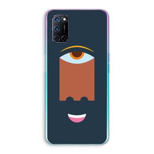 CaseCompany Mono M: Oppo A92 Transparant Hoesje