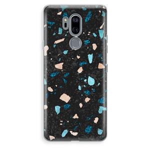 CaseCompany Terrazzo N°11: LG G7 Thinq Transparant Hoesje